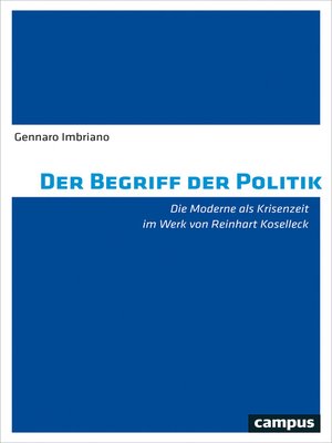 cover image of Der Begriff der Politik